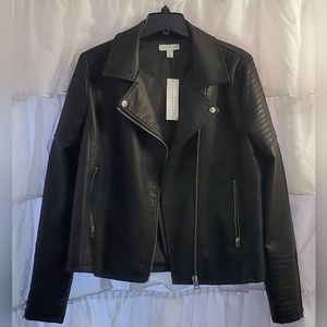 FAUX Leather Moto Jacket